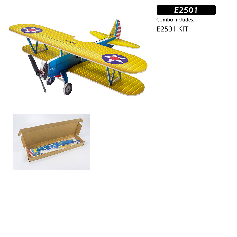 Dancing-Wings-Hobby-E25-Stearman-PT-17-Kaydet-450mm-Spannweite-PP-Material-RC-Flugzeug-Doppeldecker--1982213-12